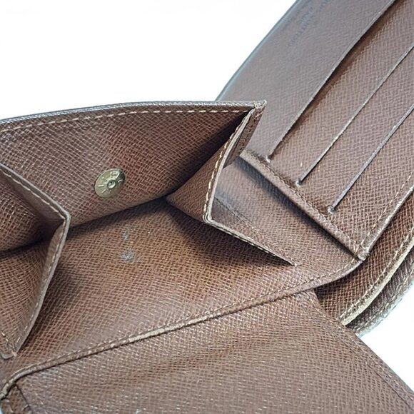 LOUIS VUITTON Porte Billets Cartes Credit Monnaie M61665 Monogram CA0072 - Picture 4 of 6